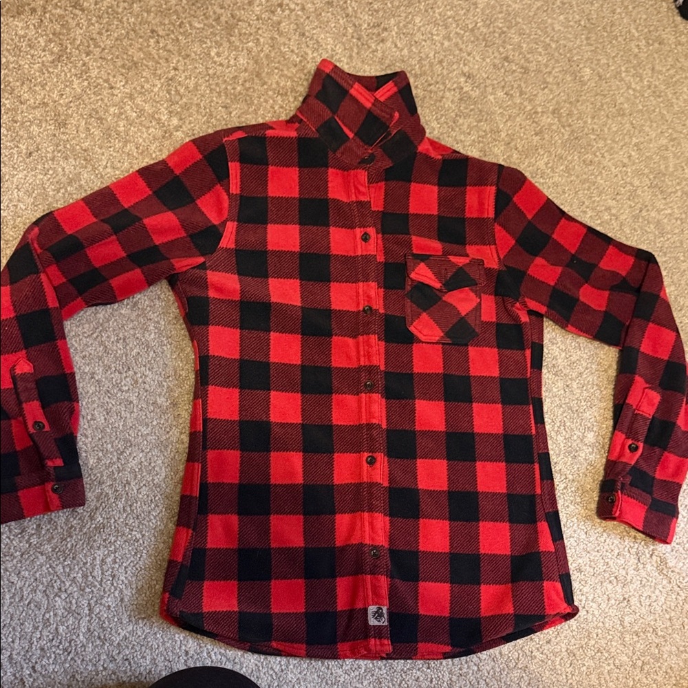 Legendary Whitetails Red and Black Checkered Flannel